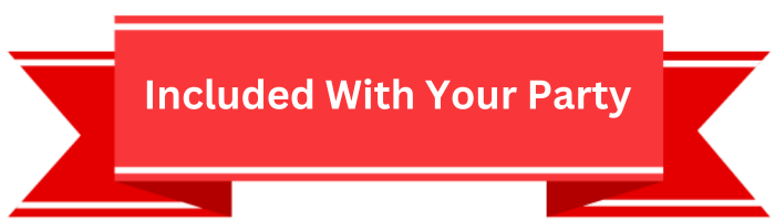 Included With Your Party Banner Home
